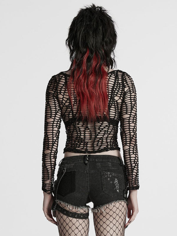 
            
                Bild in den Galerie-Viewer laden,PUNK RAVE BIG MESH LONGSLEEVE WT-985TCF
            
        