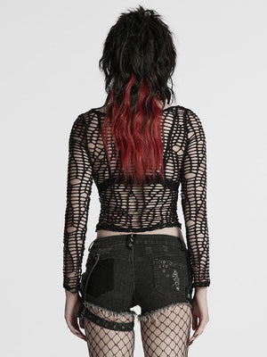 PUNK RAVE BIG MESH LONGSLEEVE WT-985TCF