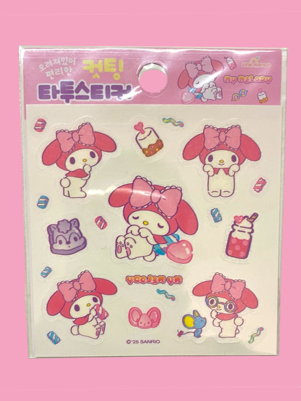 SANRIO DIY CUT TATTOO STICKER