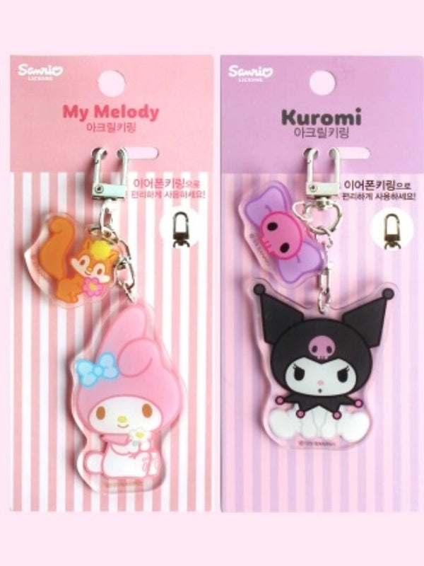 SANRIO ACRYLE KEY RING BAG CHARM