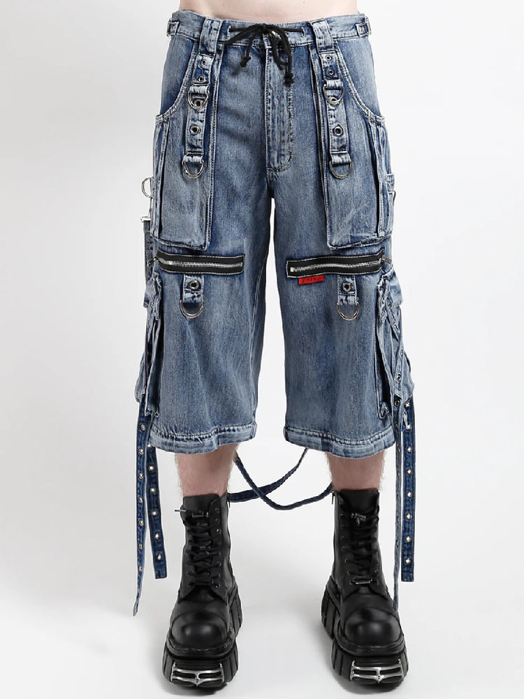 
            
                Load image into Gallery viewer, TRIPP NYC X-STRAP PANT FOG WASH INDIGO DENIM JM7144
            
        