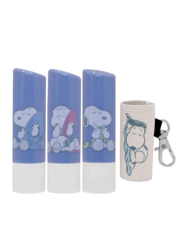 CELAVI PEANUTS SNOOPY LIP BALM SET