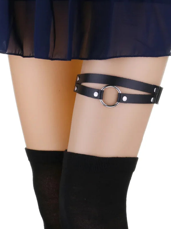 EXIT O-RING LEG GARTER BLACK