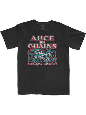 
            
                Load image into Gallery viewer, ALICE IN CHAINS TOTEM FISH T-SHIRT
            
        