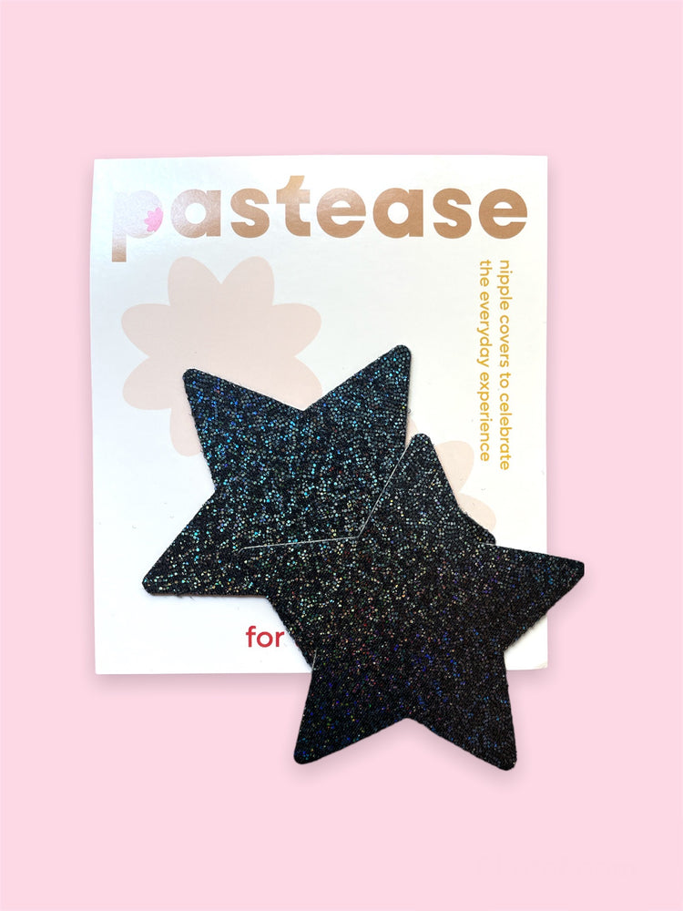 
            
                Load image into Gallery viewer, PASTEASE BLACK GLITTERING STAR
            
        