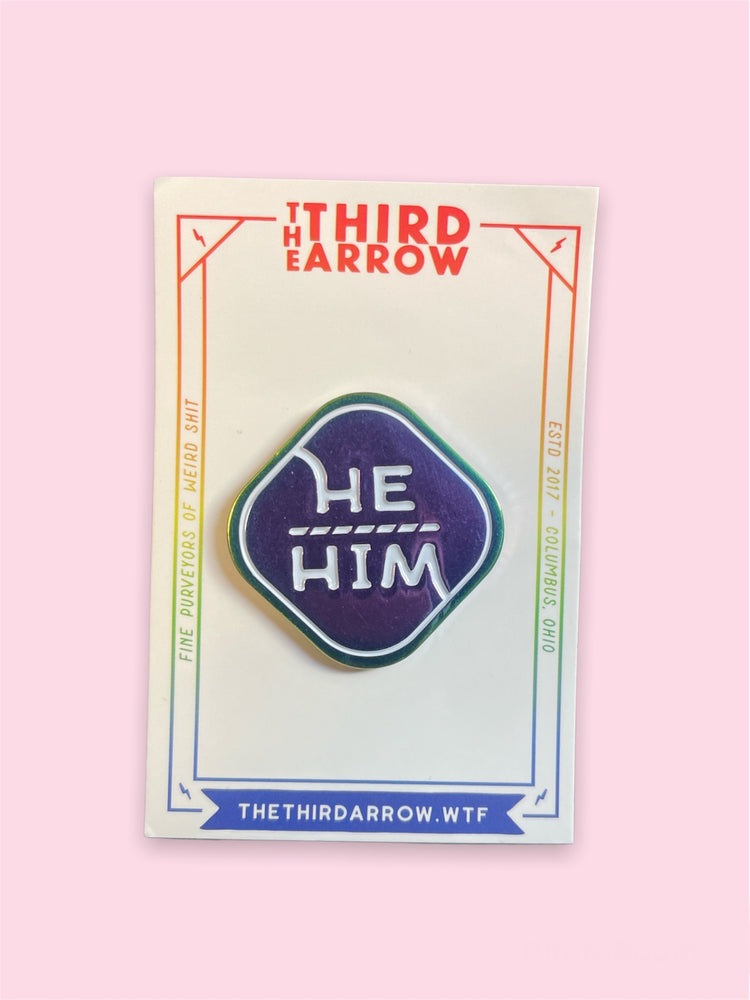 THE THIRD ARROW HE HIM PRONOUN PIN