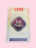 THE THIRD ARROW HE THEY PRONOUN PIN