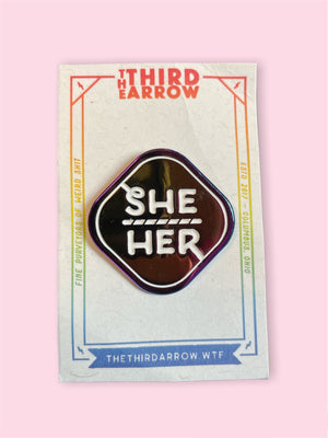 THE THIRD ARROW SHE HER PRONOUN PIN