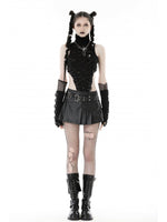 <tc>DARK IN LOVE BLOODY LACE UP DRESS DW760</tc>