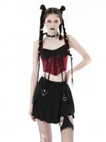 DARK IN LOVE DOLL CORSET TOP RED CW047