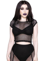 KILLSTAR WILDCHILD FISHNET TOP