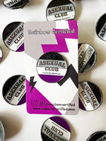 RAINBOW CERTIFIED ASEXUAL CLUB PIN