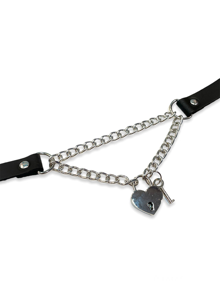 FUNK PLUS SILVER STAR CHAIN CHOKER