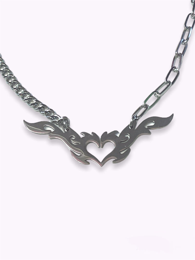 TRIBAL HEART NECKLACE