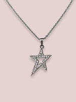 RHINESTONE STAR NECKLACE