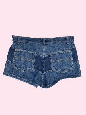 SECONDHAND CLOCKHOUSE PATCHWORK SHORTS