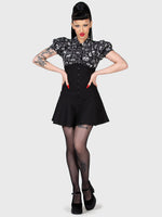KILLSTAR DADDY-O CORSET MINI SKIRT
