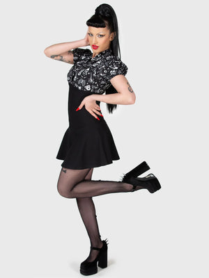 KILLSTAR DADDY-O CORSET MINI SKIRT