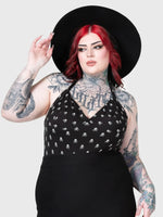 KILLSTAR FLIPPED HALTER TOP (PLUS)
