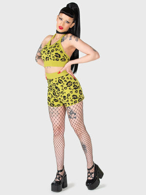 KILLSTAR SKULLEO HALTER TOP