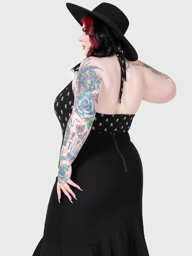 KILLSTAR FLIPPED HALTER TOP (PLUS)