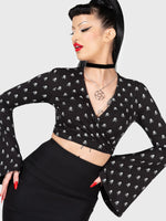 KILLSTAR BETTY'S BASH WRAP TOP