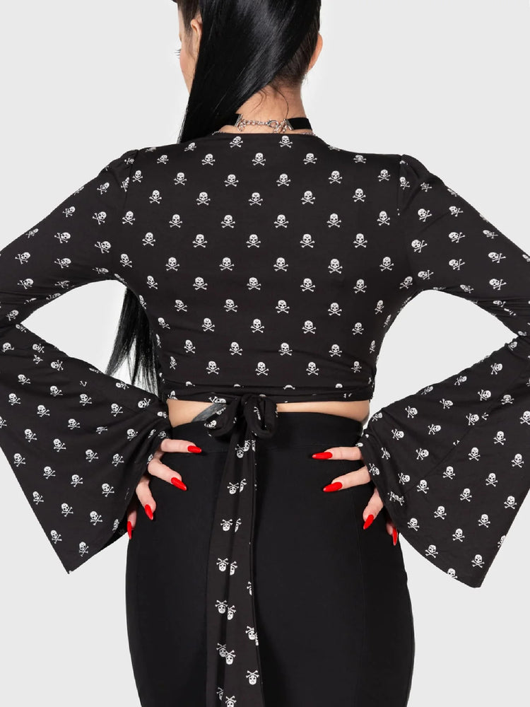 KILLSTAR BETTY'S BASH WRAP TOP