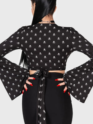 KILLSTAR BETTY'S BASH WRAP TOP