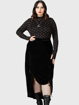 
            
                Load image into Gallery viewer, KILLSTAR DAPPERLING LONG SLEEVE TOP PLUS SIZE
            
        