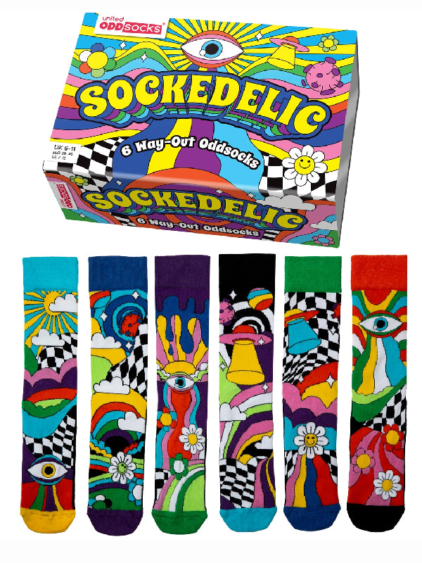 UNITED ODD SOCKEDELIC 6 SOCK PACK