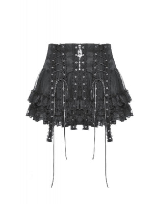 DARK IN LOVE EYELET TULLE SKIRT KW332