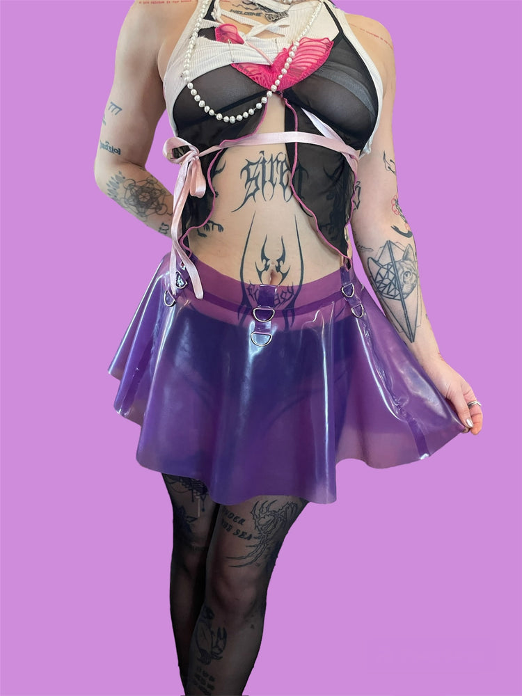 LIQUID DISCO BBYGIRL SKIRT PURPLE