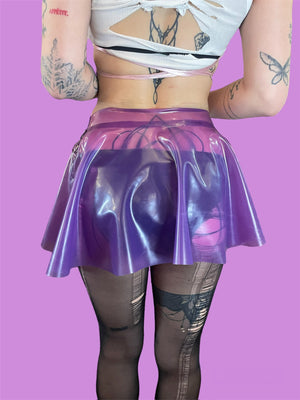 LIQUID DISCO BBYGIRL SKIRT PURPLE