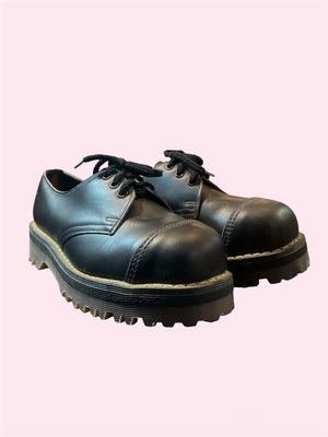 SECOND HAND LOW STEEL CAP DOC MARTENS