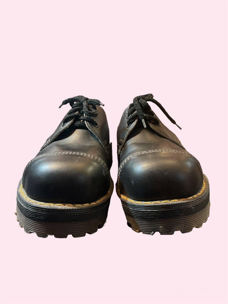 SECOND HAND LOW STEEL CAP DOC MARTENS