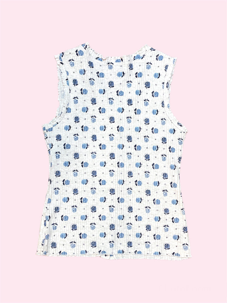 SECOND HAND PIMKIE FLOWER TANK TOP