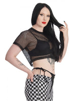 BANNED DRAMA QUEEN MESH TOP 10521