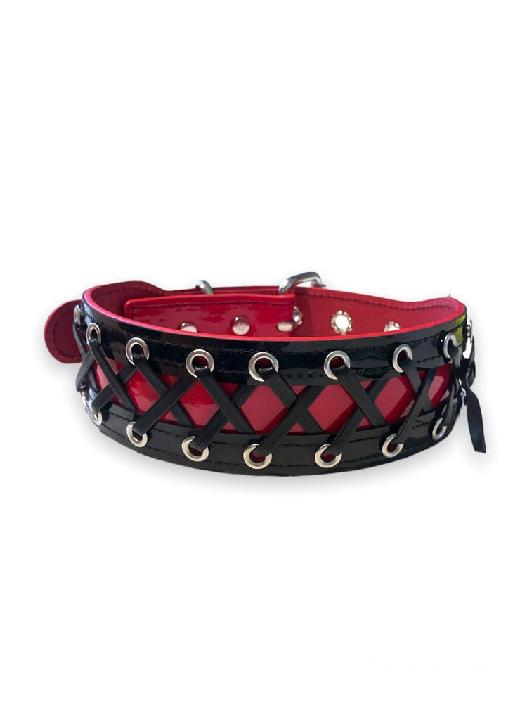 FUNK PLUS RED CORSET CHOKER FCK480