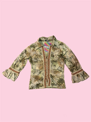 SECOND HAND HUA SHENG GLITTER BLOUSE