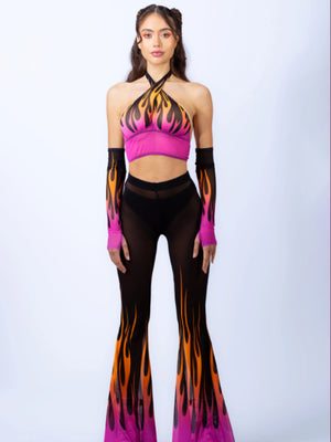 BADINKA FIRESTARTER MAGENTA TOP