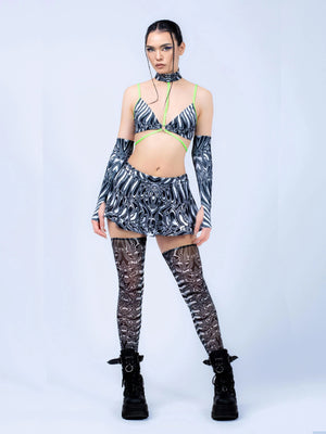 BADINKA ASHES TO ASHES SKORT