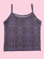 SECOND HAND PURPLE SNAKE TOP