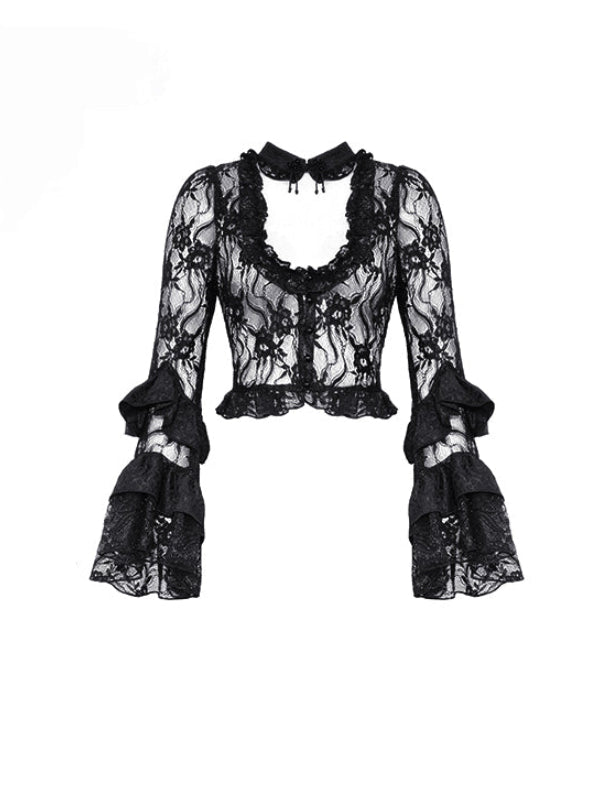 DARK IN LOVE LACE BLOUSE TW570