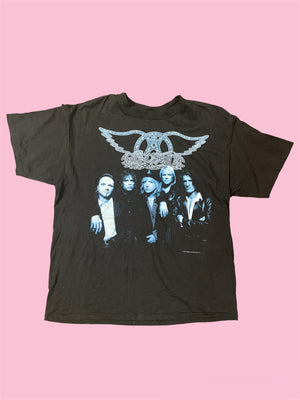 SECOND HAND AEROSMITH NINE LIVES WORLD 1997 TOUR SHIRT
