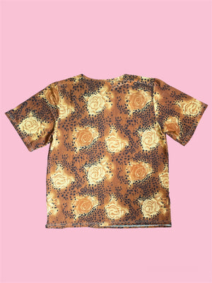 SECOND HAND LEO ROSE SHIMMER T SHIRT
