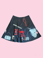 SECOND HAND ANDY WARHOL MIDI SKIRT