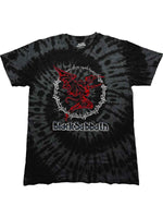BLACK SABBATH RED HENRY TIE DYE T SHIRT