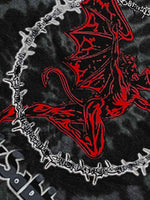 BLACK SABBATH RED HENRY TIE DYE T SHIRT