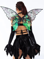 BADINKA NEFARIOUS TAFFETA BUTTERFLY TOP