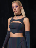 BADINKA TRUE COLORS REFLECTIVE CUTOUT TOP